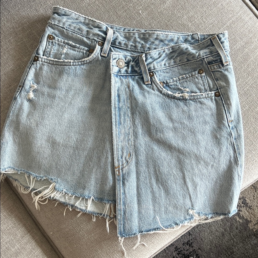 Agolde denim skirt